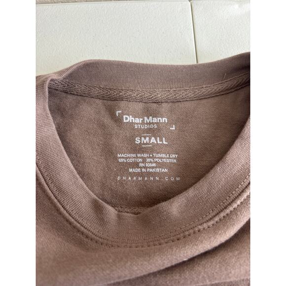 Dhar Mann Studios Taupe Brown Long Sleeve “SO YOU SEE” Sweatshirt Size Small - Picture 3 of 6
